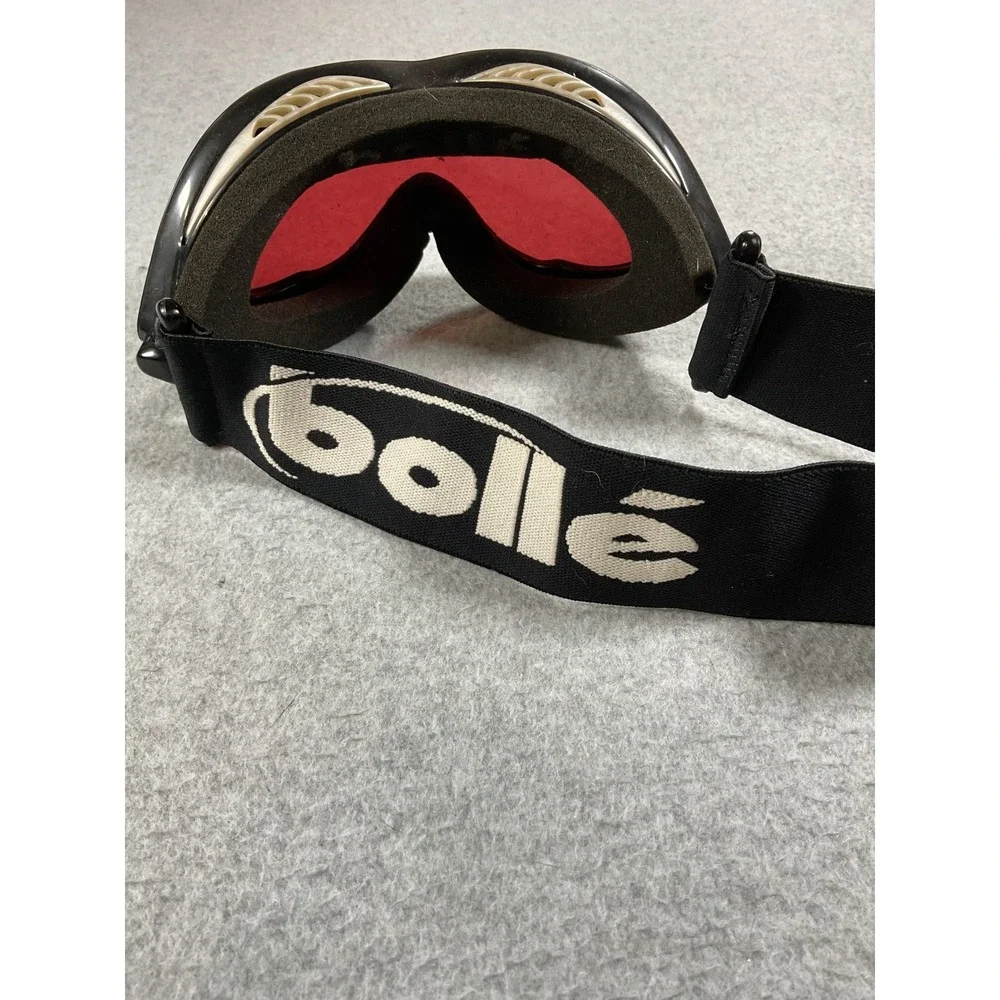 Bolle Chrono 2000 Ski Goggles Polar Vermillon Lens Black Silver Equalizer